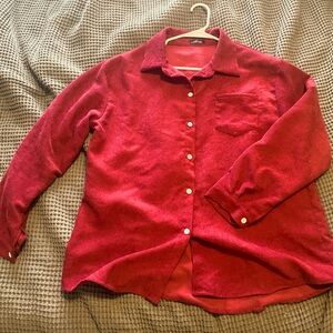 Lightweight Corduroy Button up SIZE : L